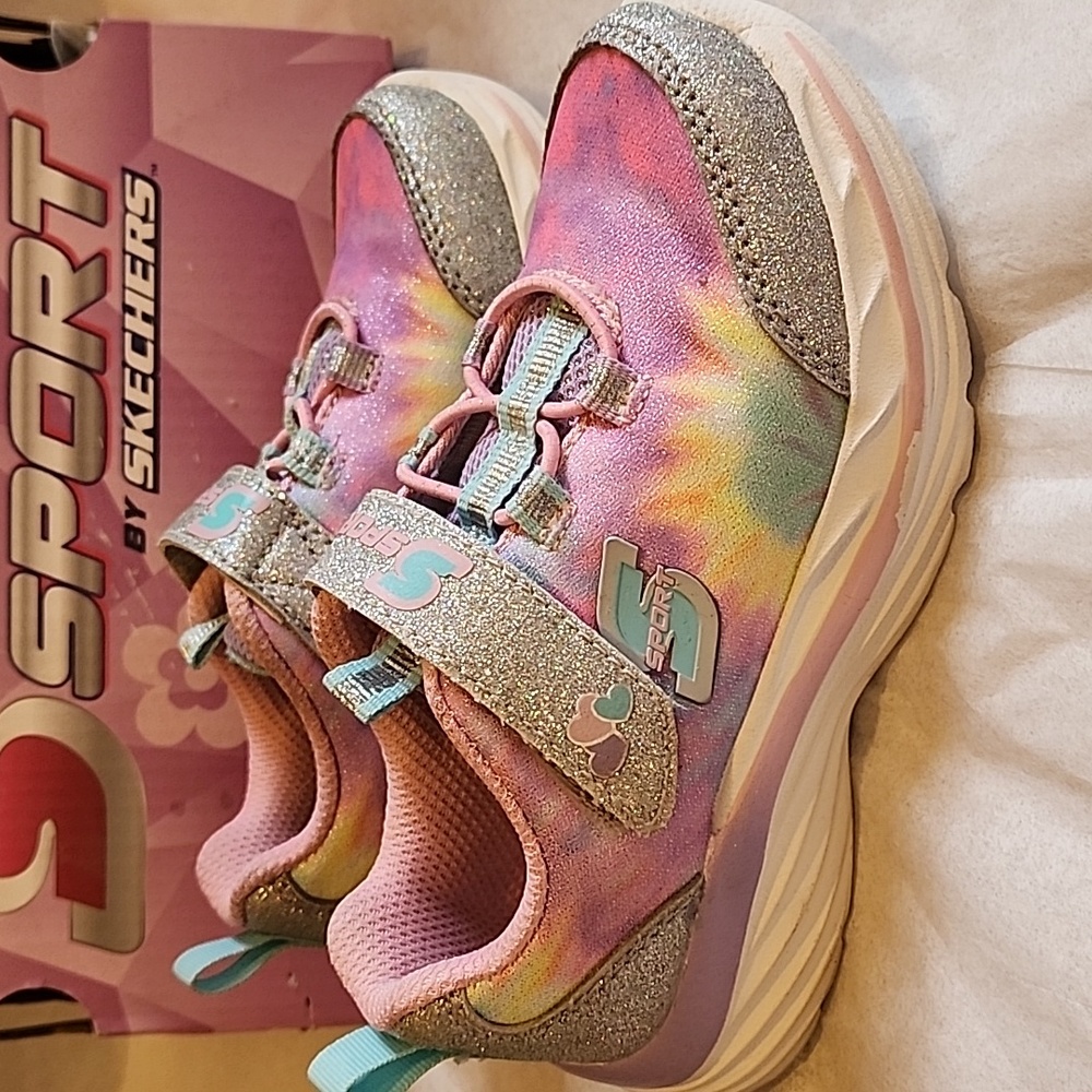 S Sport By Skechers Toddler Girls' Abie Tie-Dye Performance Sneakers